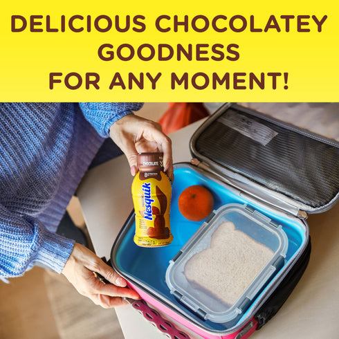 Nestle Nesquik Chocolate Low-Fat Milk Bottles, 15 ct./8 oz.